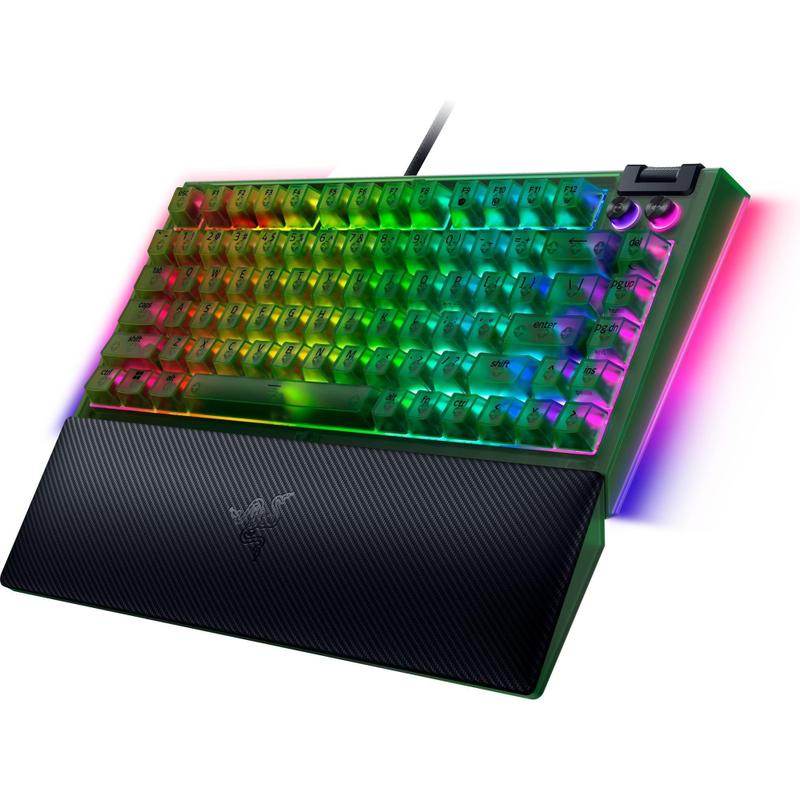 Teclado mecânico para jogos Razer BlackWidow V4 75% verde